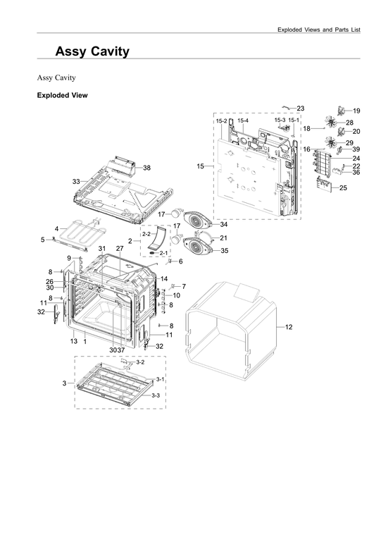 Cavity assy