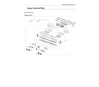 Samsung NE63T8751SS/AA-00 control box assy diagram