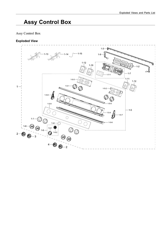 Control box assy