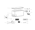 Kenmore 11117192120 chest freezer diagram