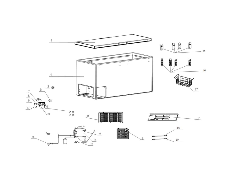 Chest freezer