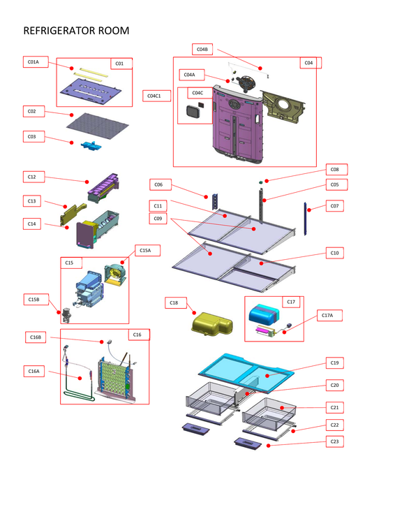 Refrigerator room