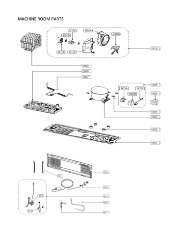Machine room parts