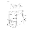 Kenmore 11173025120 cabinet diagram