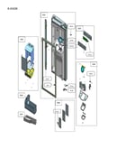 Refrigerator door