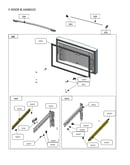 Freezer door & handles