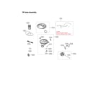 LG LDFN4542D/00 sump assy diagram