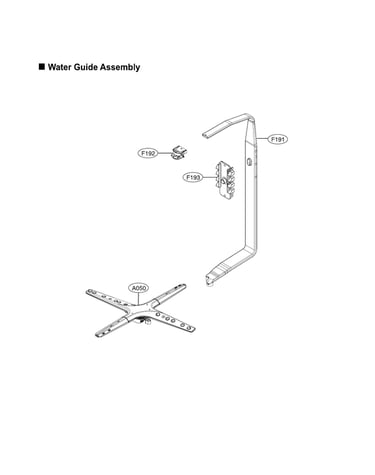 Water guide assy