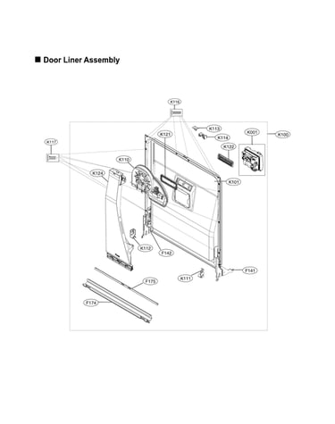 Door liner assy