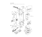 LG LFXS28968S/04 case parts diagram
