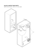 Valve & water tube parts