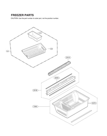 Freezer parts