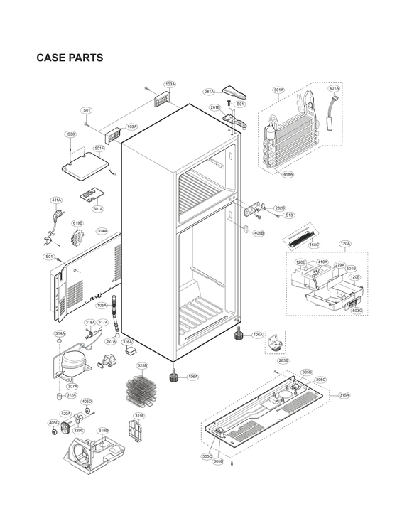 Case parts