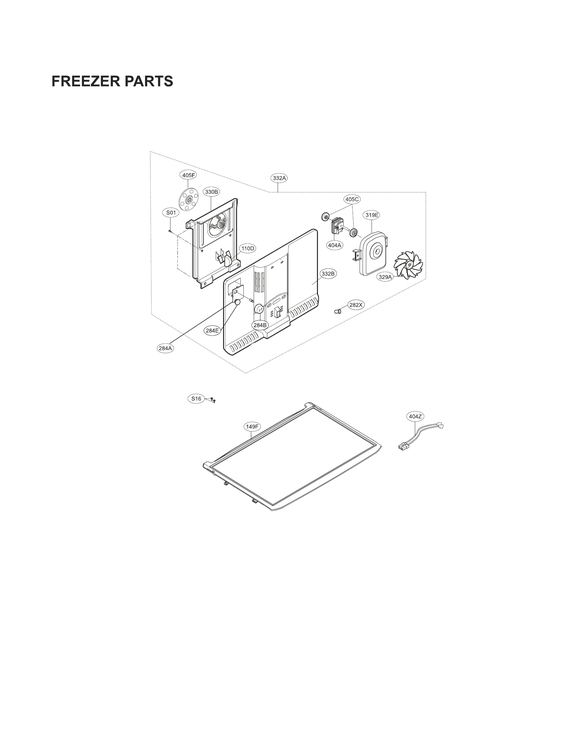 Freezer parts