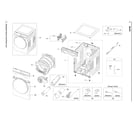 Samsung DVG45R6100P/A3-00 main assy diagram