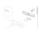 Samsung DVG45R6100P/A3-00 control panel assy diagram
