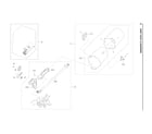 Samsung DVG45R6100P/A3-00 duct & burner assy diagram