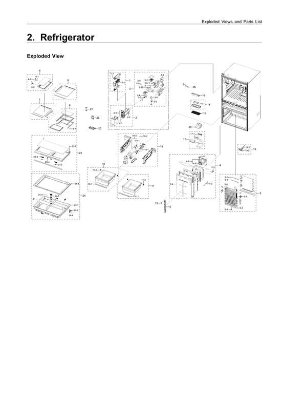 Refrigerator assy