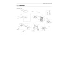 Samsung RF28R7551SR/AA-00 cabinet 1 assy diagram