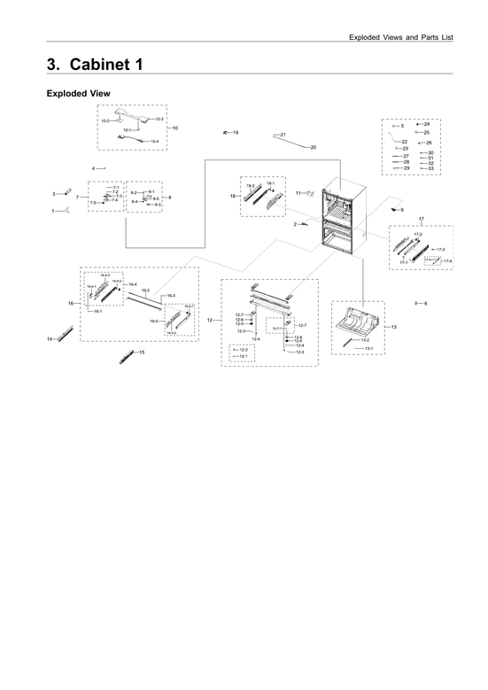 Cabinet 1 assy