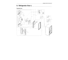 Samsung RF28R7551SR/AA-00 left refrigerator door assy diagram