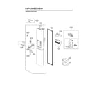 LG LRSOC2306D/00 freezer door parts diagram