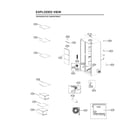 LG LRSOC2306D/00 refrigerator compartment parts diagram