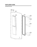 Refrigerator door parts