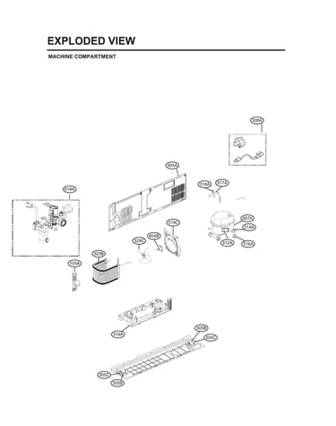 Machine compartment parts