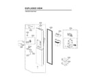 LG LRSOS2706D/00 freezer door parts diagram