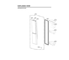 LG LRSOS2706D/00 refrigerator door parts diagram