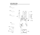 LG LRSOS2706D/00 refrigerator compartment parts diagram