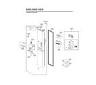 LG LRSOS2706S/00 freezer door parts diagram