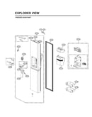 Freezer door parts