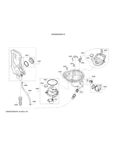 Water inlet system/heat pump/drain pump