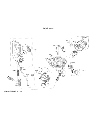 Water inlet system/heat pump/drain pump