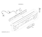 Bosch SHX878WD5N/10 operating module/facia panel diagram