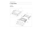 Samsung NE63A6751SS/AA-00 drawer assy diagram
