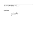Ice maker & ice bin parts