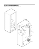 Valve & water tube parts