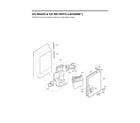LG LMX28988ST/01 ice maker & ice bin parts diagram