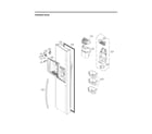 LG LSXS26366D/03 freezer door diagram
