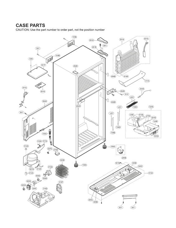 Case parts