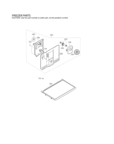 Freezer parts