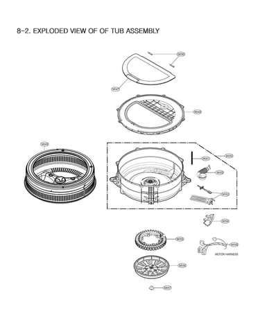 Tub assy