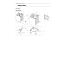 Samsung WA40A3005AW/A4-00 frame assy diagram