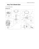 Tub & spin basket assy