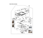 LG DLHC1455W/00 base & motor assy diagram