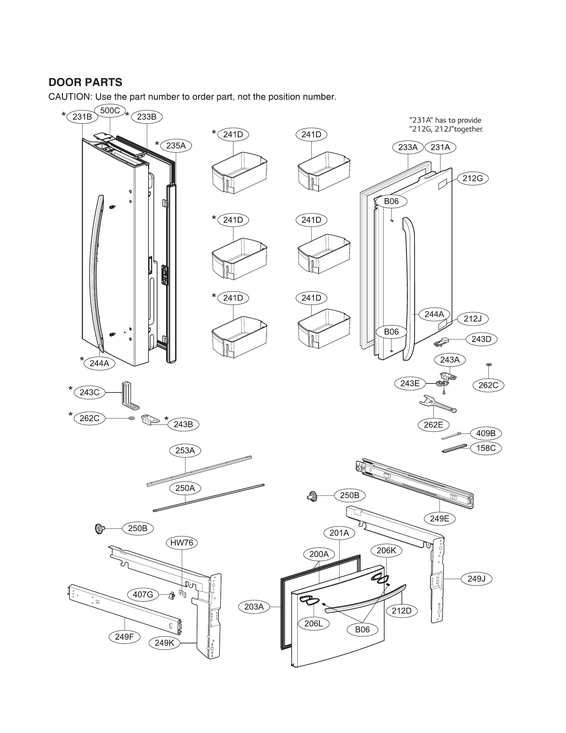Door parts