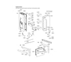 LG LFXC22526S/04 door parts diagram